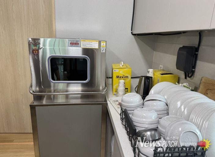 홍천군 경로당 식기세척기 설치 마무리(월운리)