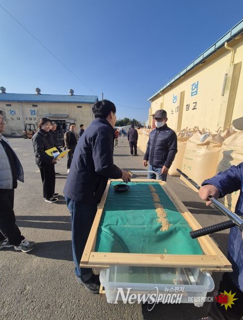 사천시, 벼 수매 현장 개선 ‘수매등급 검수대’ 도입
