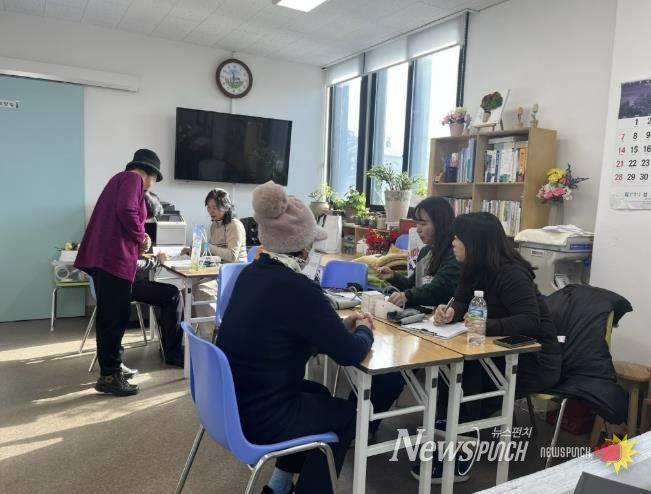 ‘찾아가는 무료진료 및 건강상담’ 진행 모습