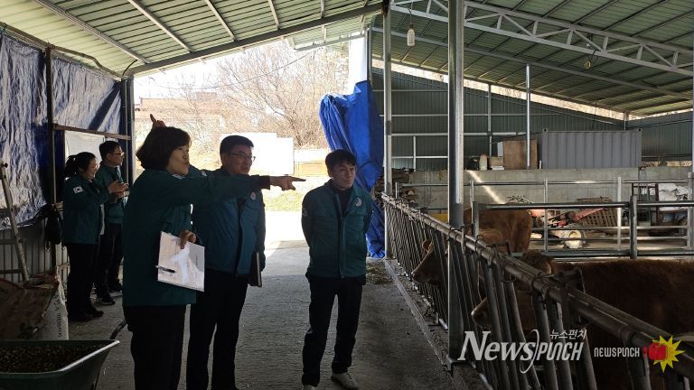 충북도, 겨울철 대설‧한파 대비 축산농가 현장점검 실시