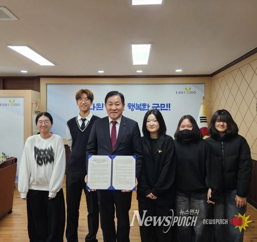 평창군청소년참여위원회(제18기), 청소년 정책 확대를 위한 정책 제안서 평창군수에게 전달