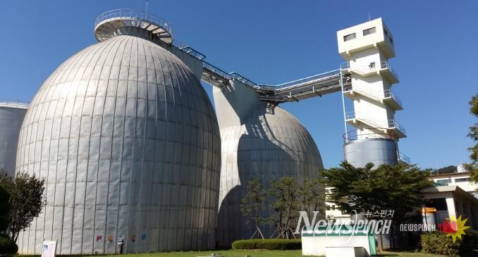 덕동물재생센터 소화조전경