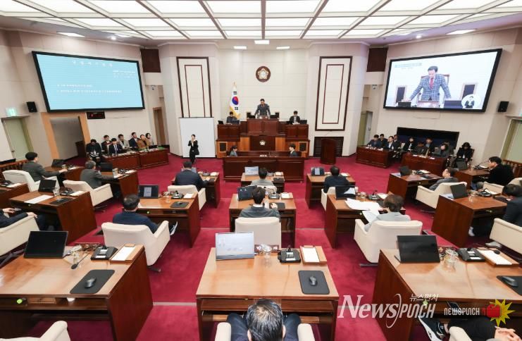 제292회 제2차 정례회 폐회(본회의장 전경)