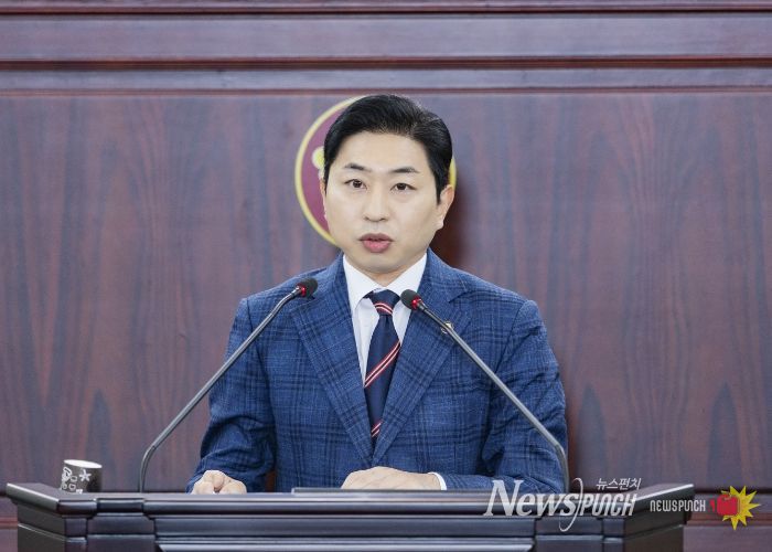 김종복 의원 5분발언모습