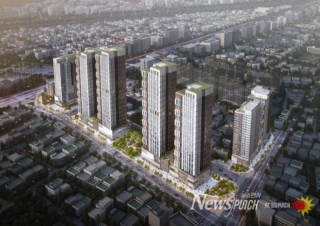 조감도(참고자료로서 통합심의 조치계획 수립 및 인허가 과정 등에서 조정될 수 있음)