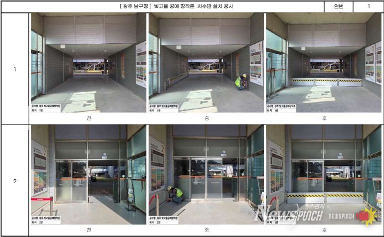 차수판 설치공사