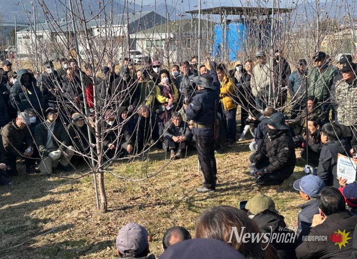 문경시, 일본 사과 전문가 초청 기술교육