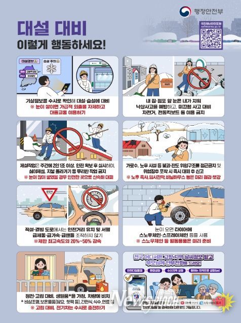 국민행동요령(대설)