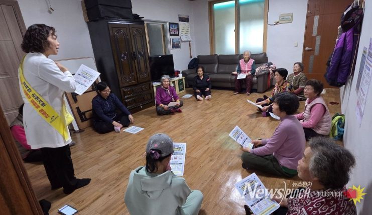 진안군, 농한기 찾아가는 감염병교육 실시(주천면 성암마을)