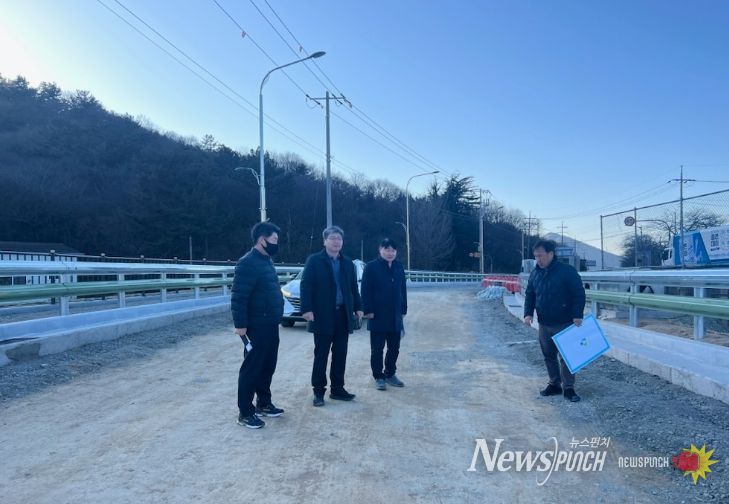 장승진 창원특례시 교통건설국장, 주요 현안 사업장 현장 점검