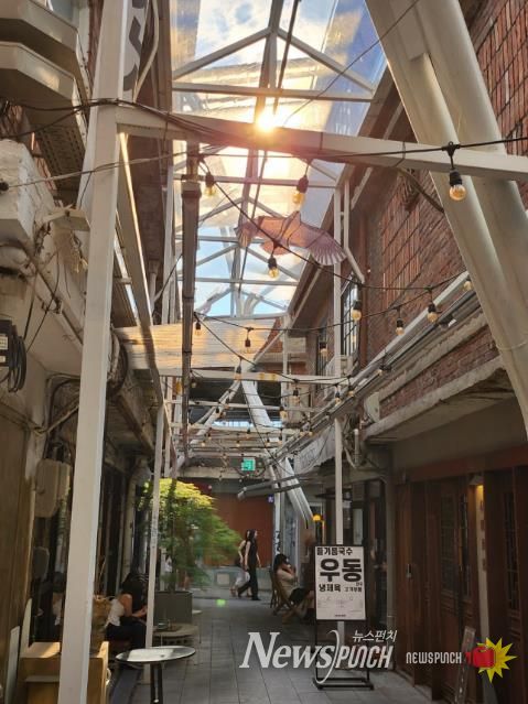 해방촌 신흥시장 내부