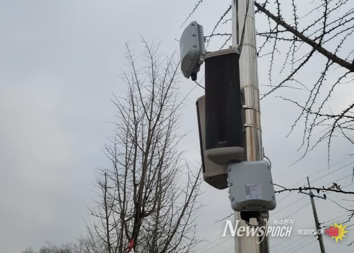 무지향성 AP기기 설치 전경