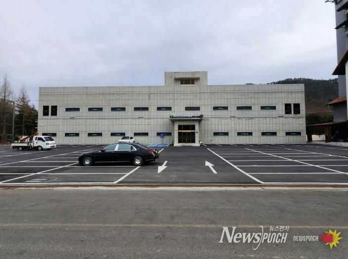 덕산온천관광지 실내골프연습장 조성지 전경