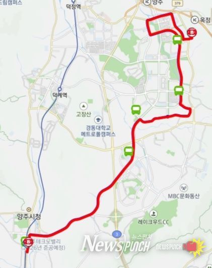 양주시, 회암중 개교 맞춰 99번 버스 노선 개편 및 1대 증차