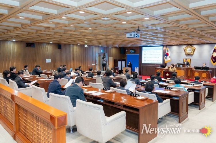 제332회 임시회 제2차 본회의 전경