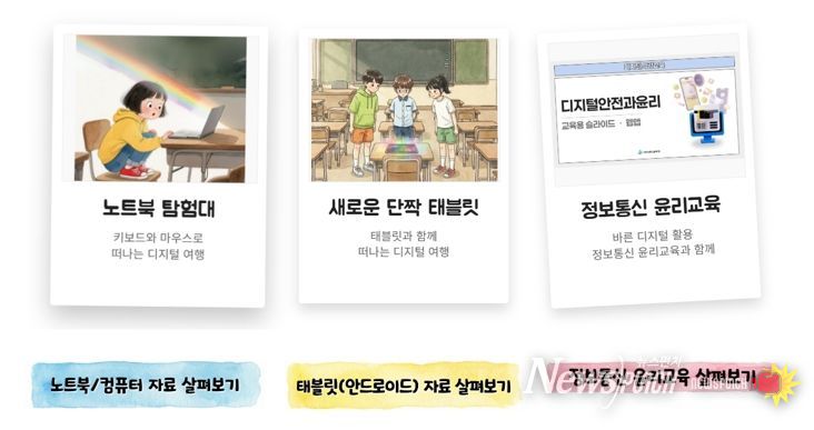 경남교육청, 초등 저학년 ‘디지털 기초소양 교육자료’ 개발·보급