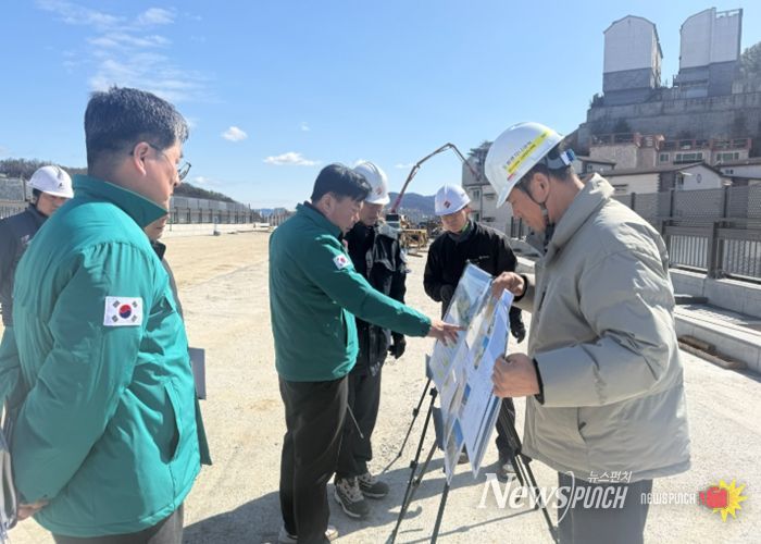 광주시, 해빙기 맞아 주요 사업 현장 안전점검 실시