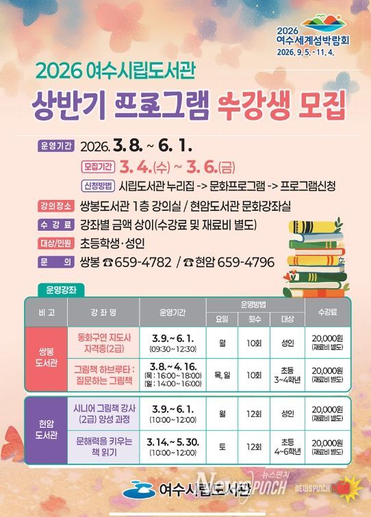 ‘상반기 프로그램’ 수강생 모집