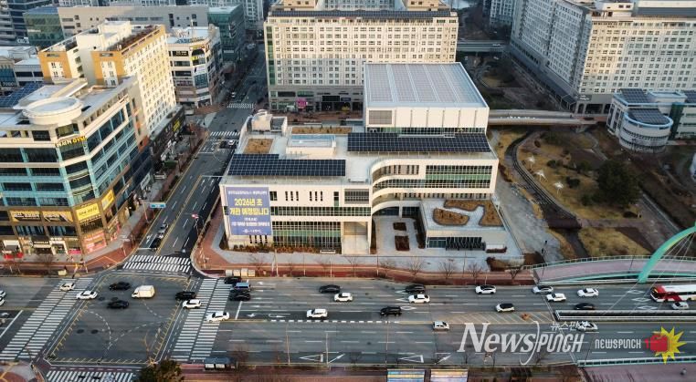 빛가람 복합문화체육센터 전경.