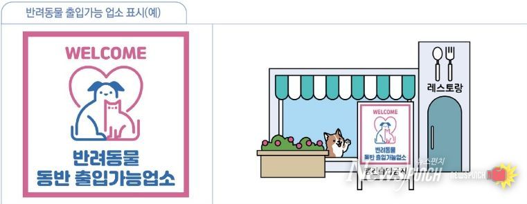 반려동물출입가능업소 표시