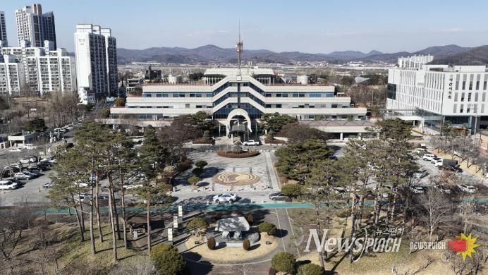 아산시정 전경