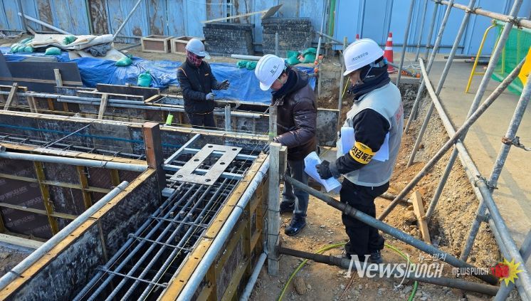 서산시 해빙기 건축공사 현장 102개소 안전점검