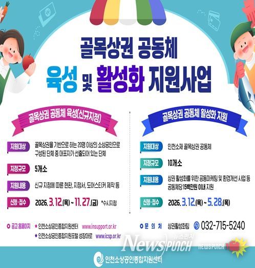 2026년 골목상권 공동체 육성 및 활성화 지원사업 추진