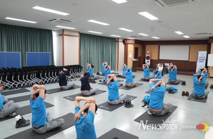 건강관리과HOHO 건강일터사업참여모습