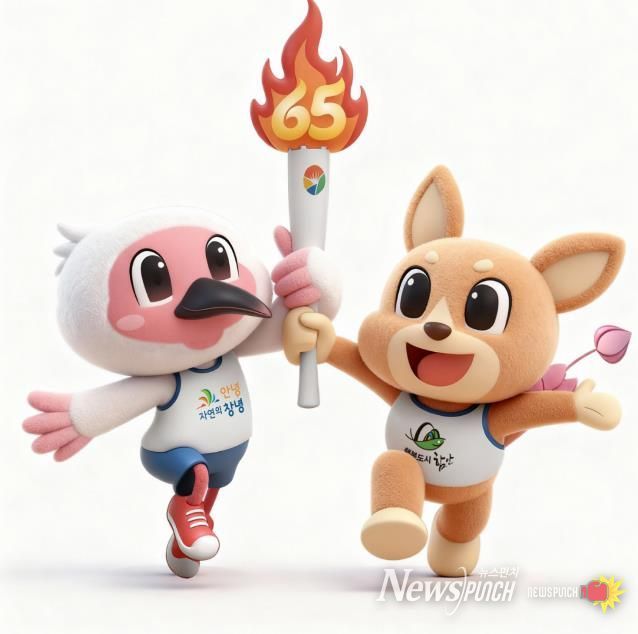 제65회 경상남도민체육대회 마스코트 우따와 함토리