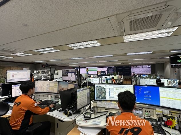 전북특별자치도소방본부 119 상황실