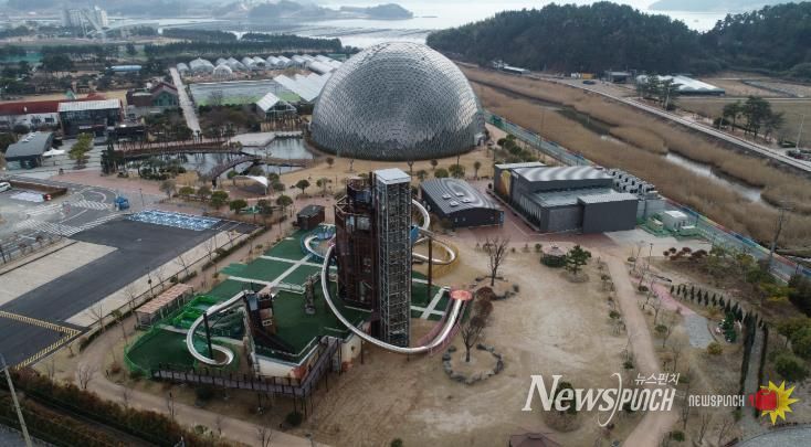 거제식물원, 전망형 승강기 2기 설치 완료-정글타워 승강기