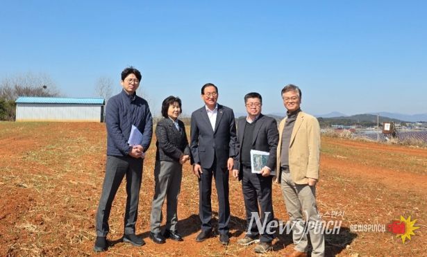 임승식 전북도의원, 정읍 스마트 농업 육성지구 예정지 현장 방문