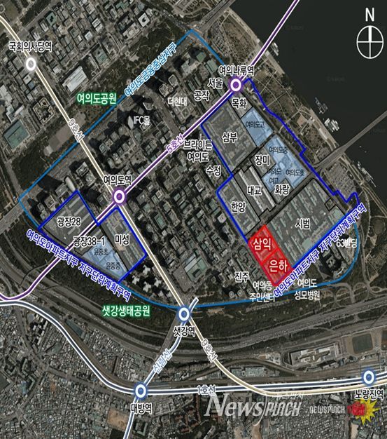 위치도 (영등포구 여의도동 51·52 일대)