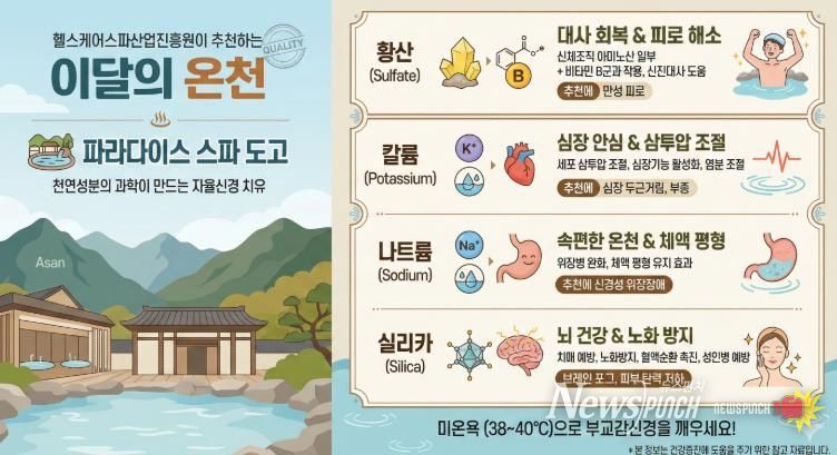 이달의 온천_파라다이스 스파 도고 인포그래픽