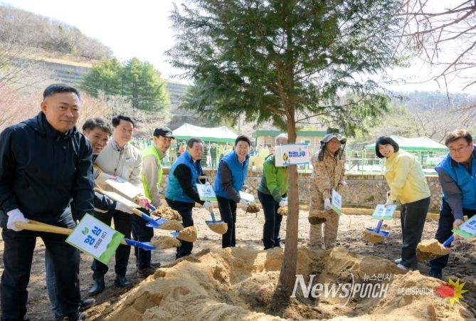 순천시, 제81회 식목일 기념 나무심기