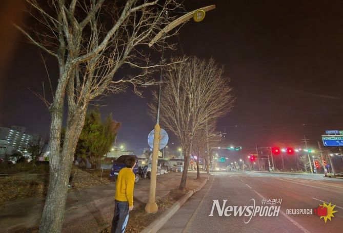 , 안전한 야간환경 조성을 위한 가로등 야간점검
