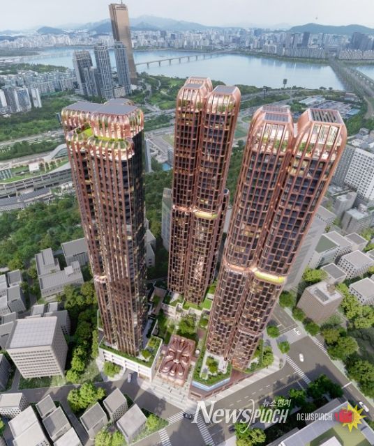 노량진 구청사 부지 개발 조감도