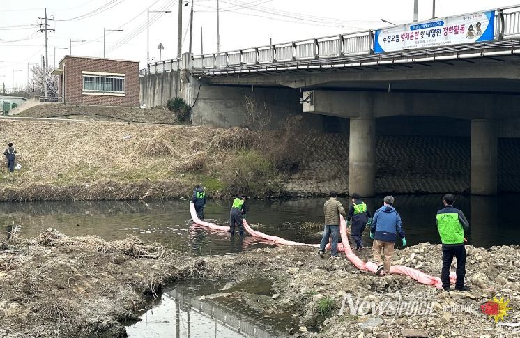 달서구,‘세계 물의 날’맞아 수질방제훈련·하천 정화활동 실시