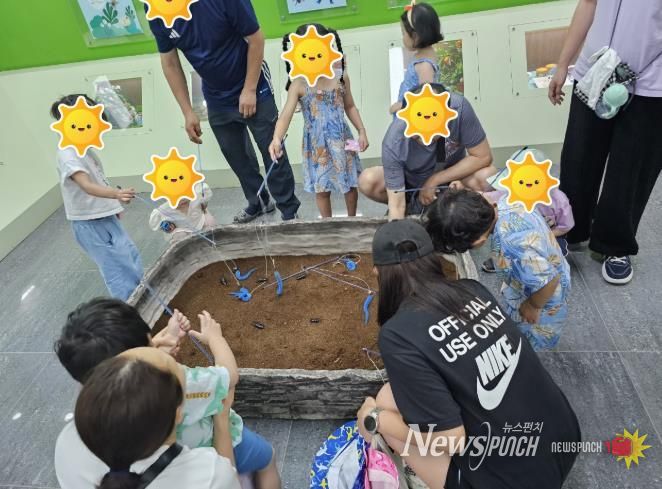 부평구 인천나비공원, 주말 곤충 체험행사 운영 -사슴벌레 낚시체험