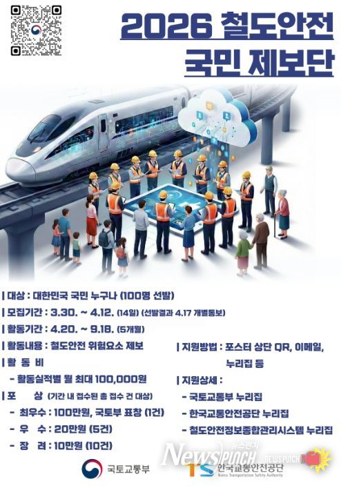2026 철도안전 국민제보단 모집