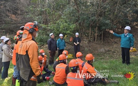 기장군, “작은 부주의도 막는다”… 소나무재선충병 방제 현장 안전점검 나서