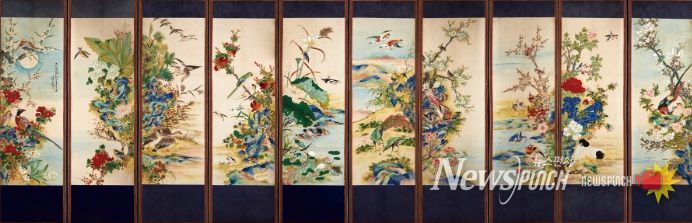 정읍시립박물관, 석지 채용신 화조화전 개최