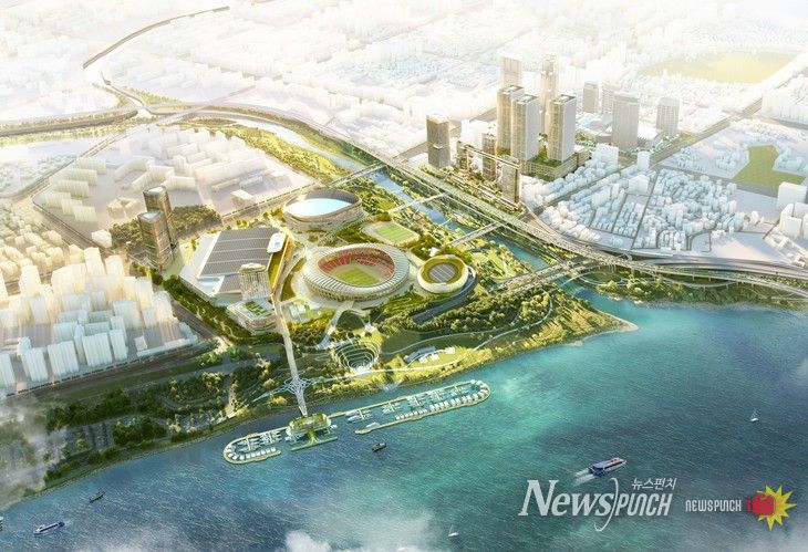 국제교류복합지구 조감도