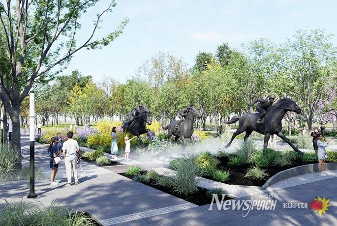 한국마사회 기관정원 조성예정도