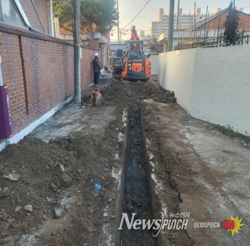 소규모 공사현장 사진