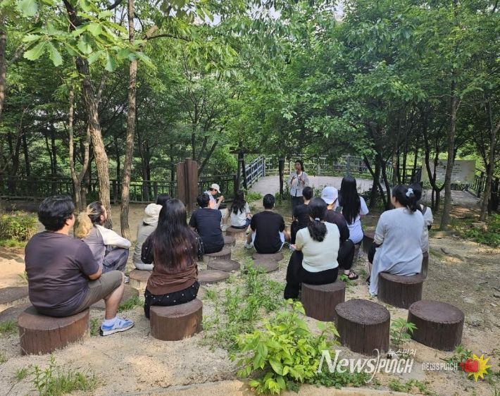 지난해 숲태교 프로그램 사진