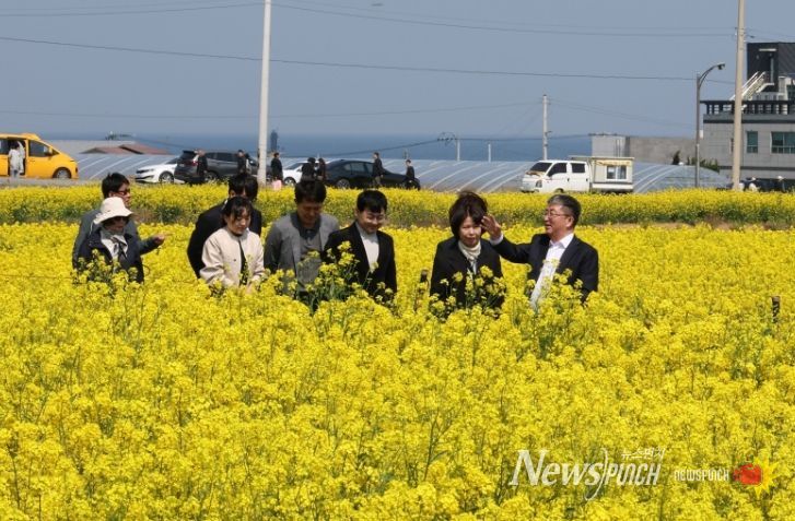 장상길 포항시장 권한대행, 호미곶 경관농업단지 현장 점검