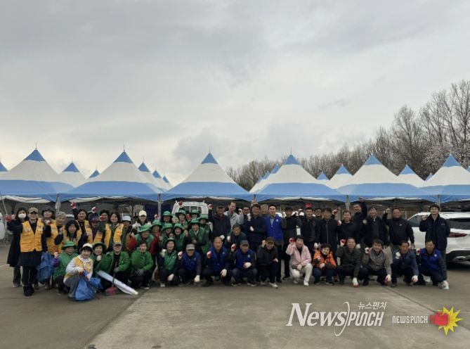 여주시 흥천면, 벚꽃축제 맞이 환경정화 활동 실시