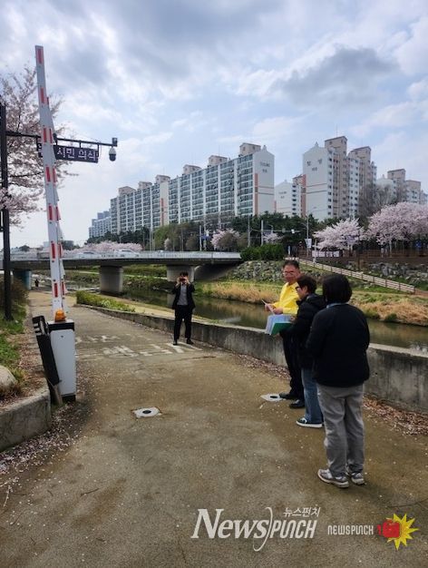 이성호 평택부시장, 우기 대비 주요 하천 긴급 현장점검