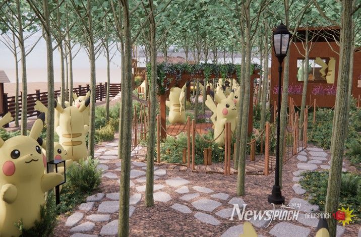 2026 서울국제정원박람회 캐릭터팝업정원 조감도(포켓몬코리아 팝업정원(포켓몬코리아 30주년))